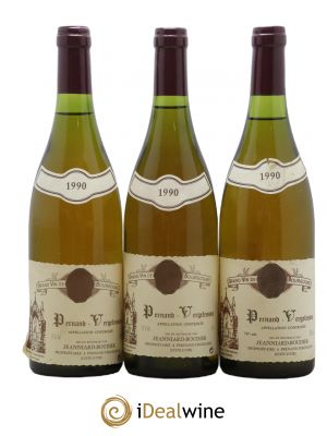 Pernand-Vergelesses Domaine Jeanniard Boudier 1990 - Lot de 3 Bouteilles