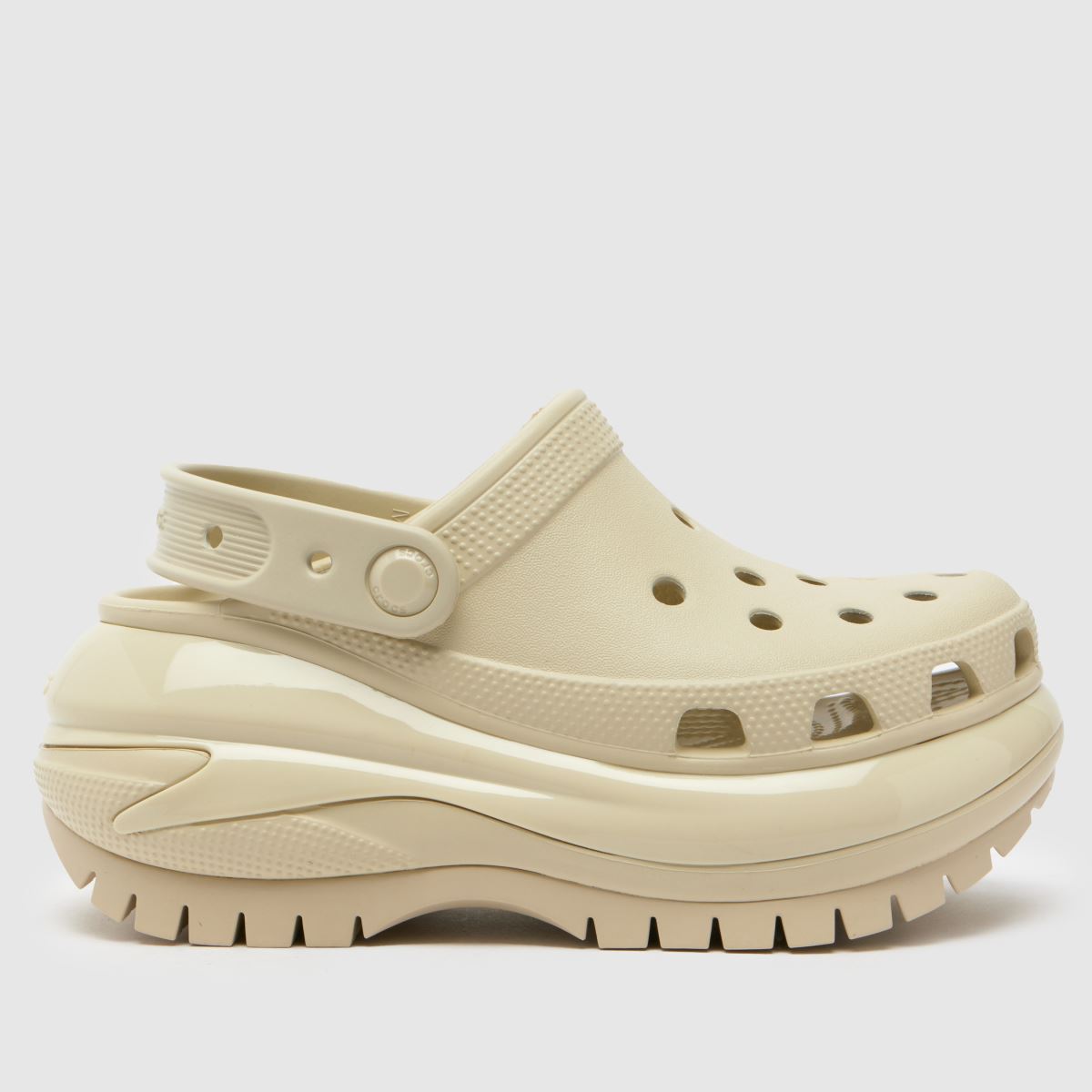 Crocs natural mega crush träsko Barnsandaler