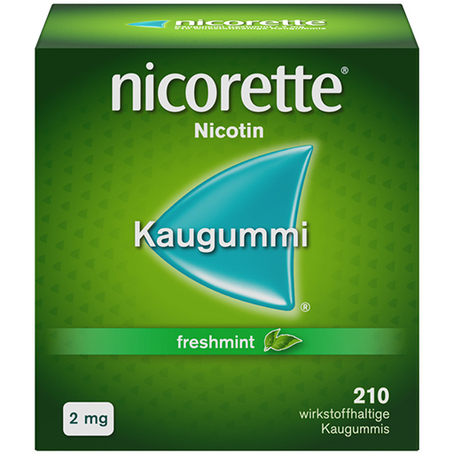 NICORETTE Kaugummi 2 mg freshmint  210 St  Kaugummi