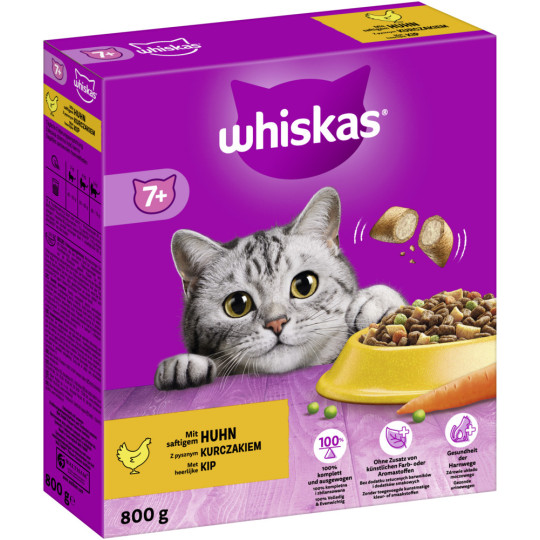 Whiskas 7+ mit Huhn 800G