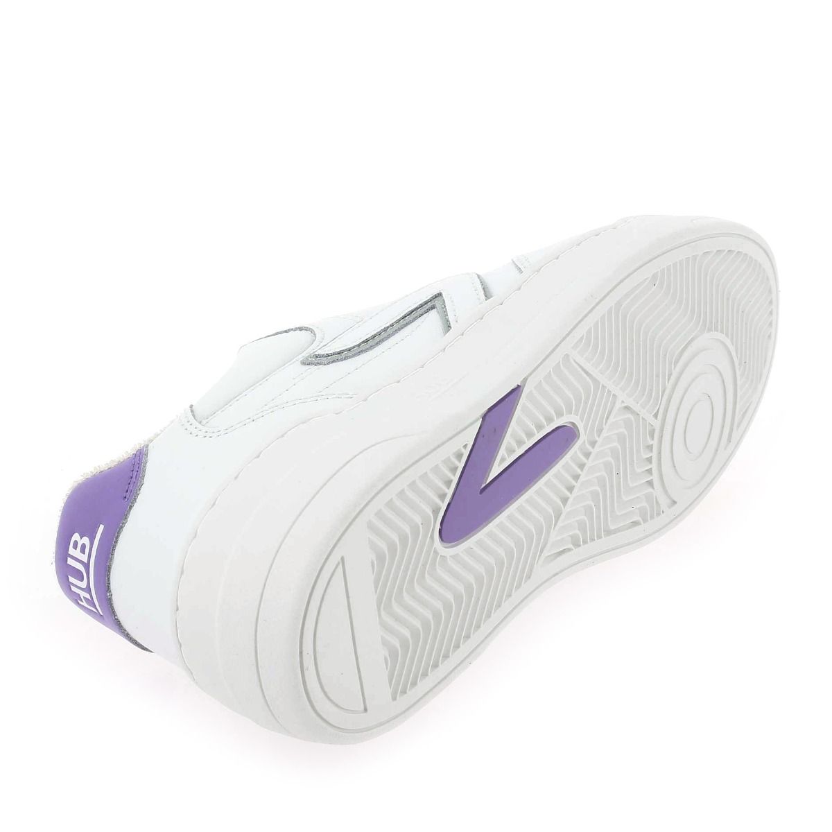 Hub  COURT W - Blanc Violet