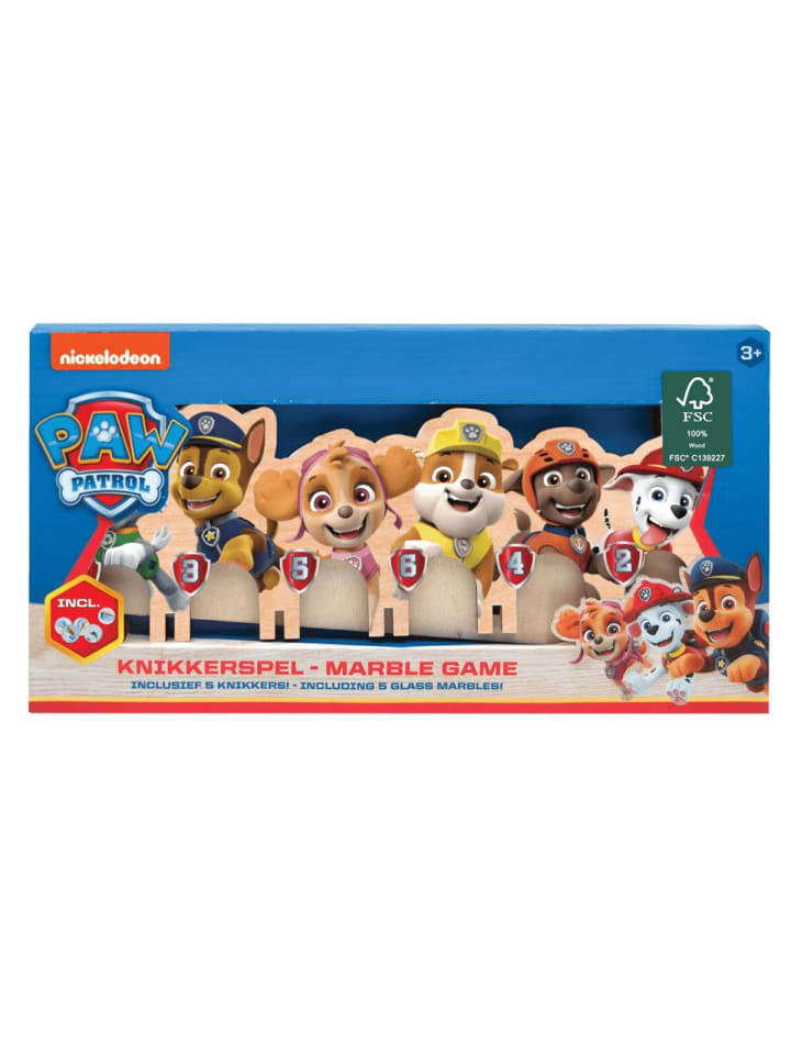 Paw Patrol Murmelspiel aus hochwertigem Holz für Kinder in Blau günstig kaufen onesize