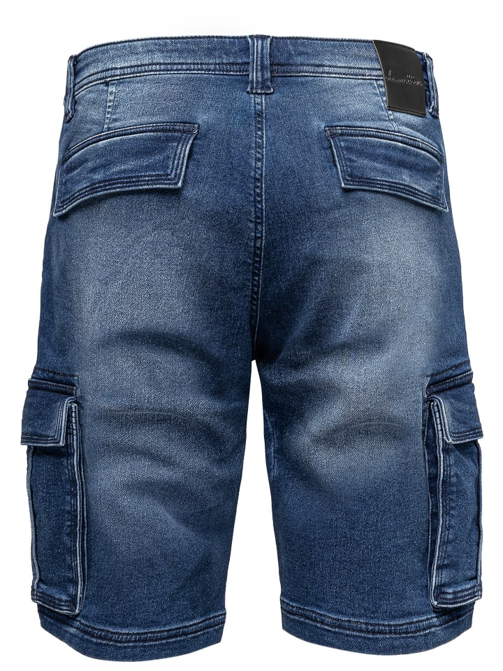 Amaci&Sons Jeansshorts FORT LEE in Dunkelblau günstig kaufen