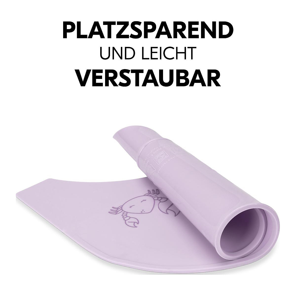 Kinder-Silikon-Platzdeckchen, Crab Lavender