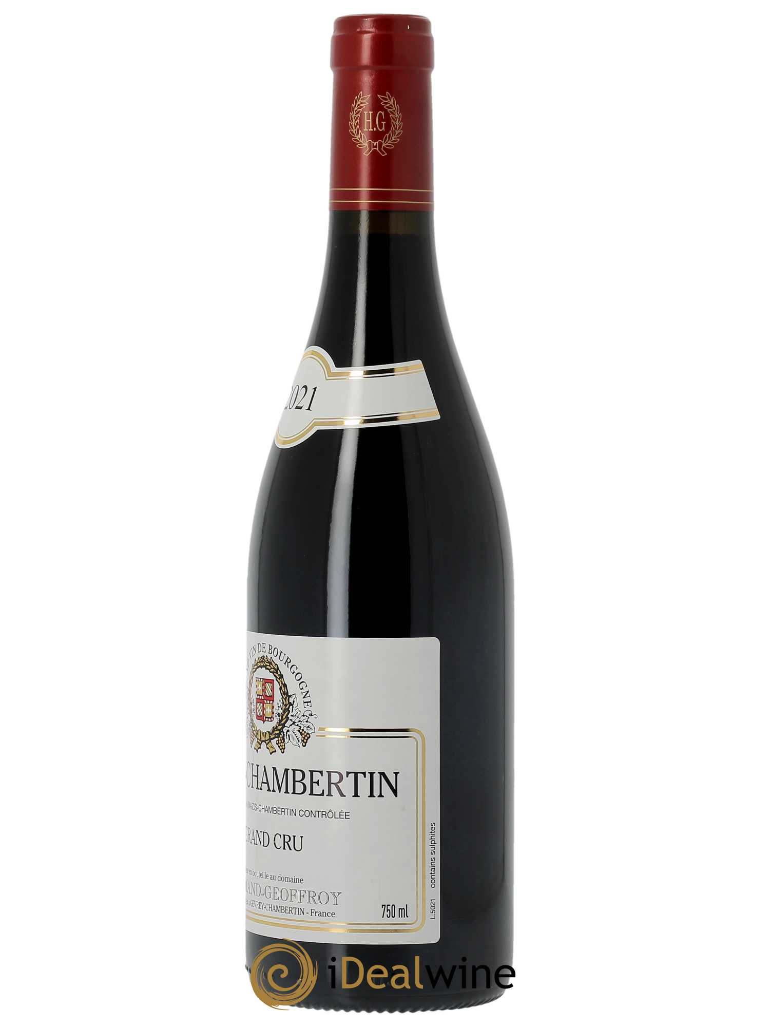 Mazis-Chambertin Grand Cru Harmand-Geoffroy (Domaine)  2021 - Lot de 1 Bouteille