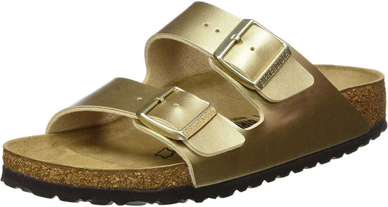 BIRKENSTOCK Pantoletten gold Arizona BS[Slipper]