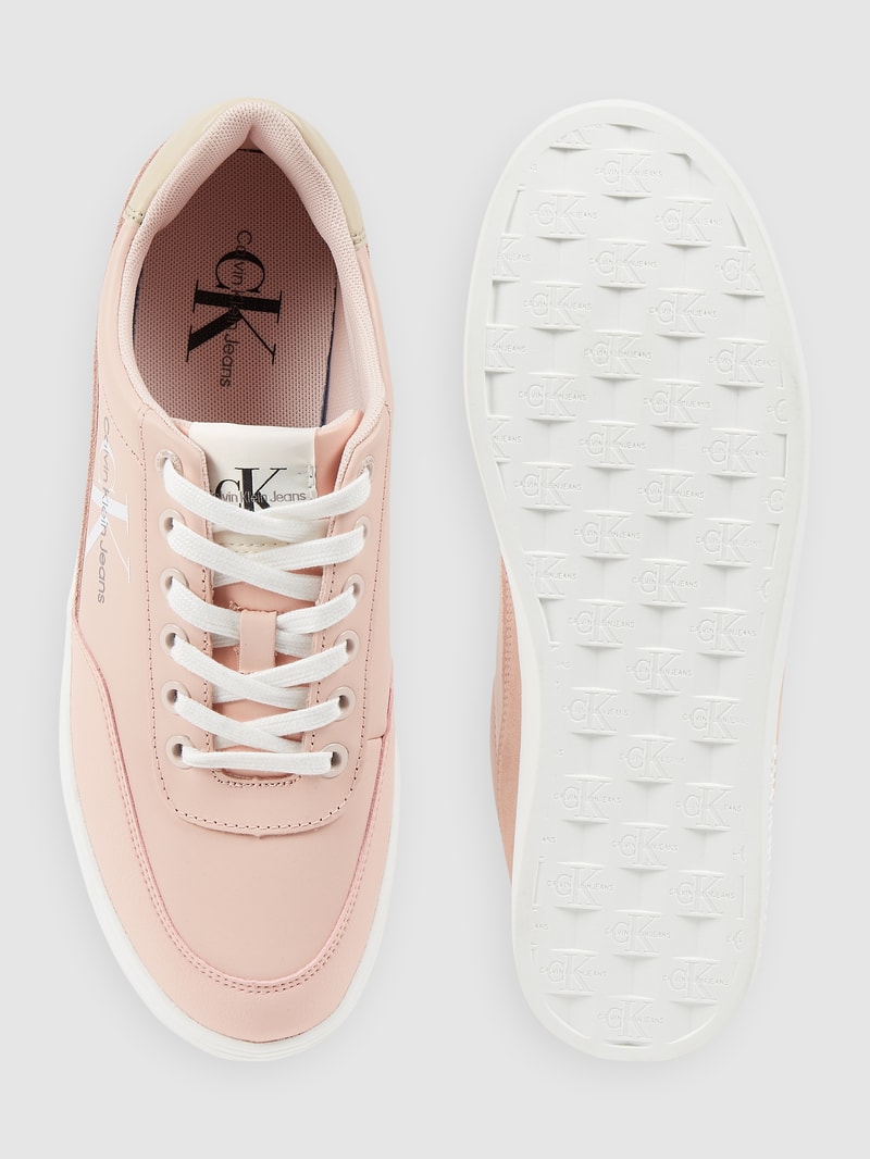 Sneaker aus Leder  in hellrosa