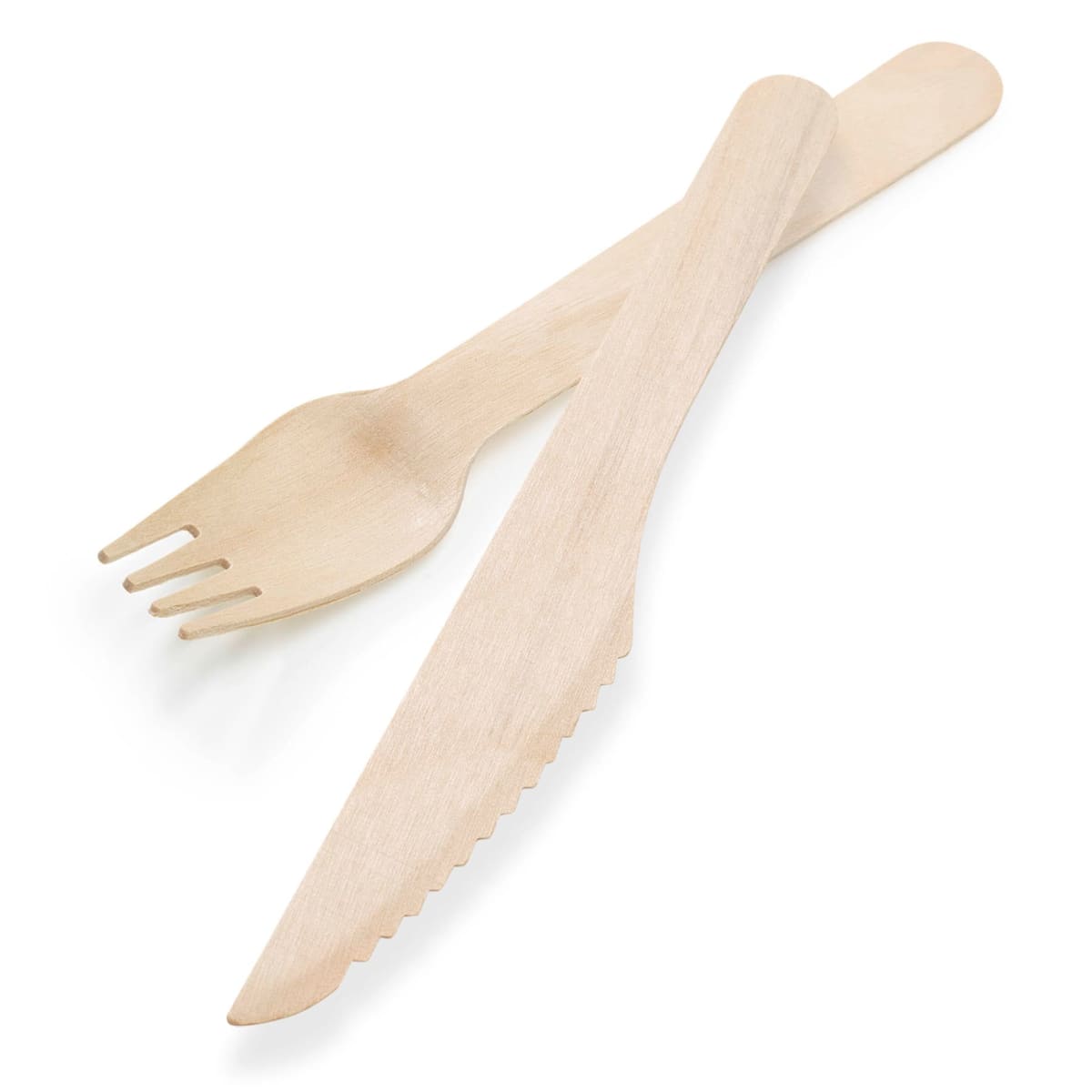 Besteck aus Holz, 20 St