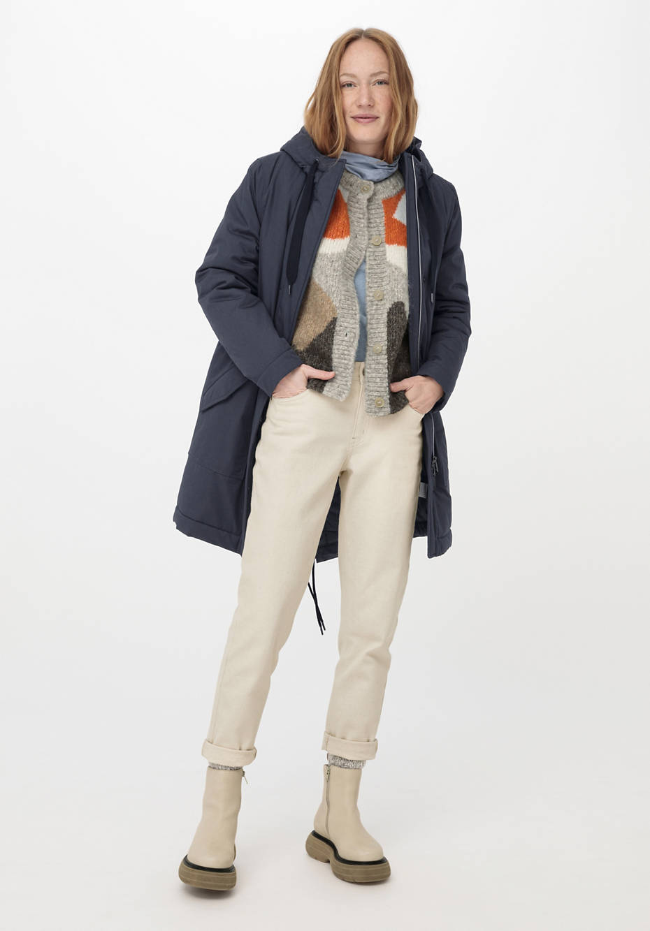 Parka Nature Shell aus reiner Bio-Baumwolle