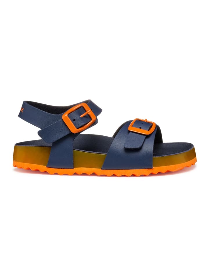 Geox Sandalen in Navy/Orange günstig kaufen