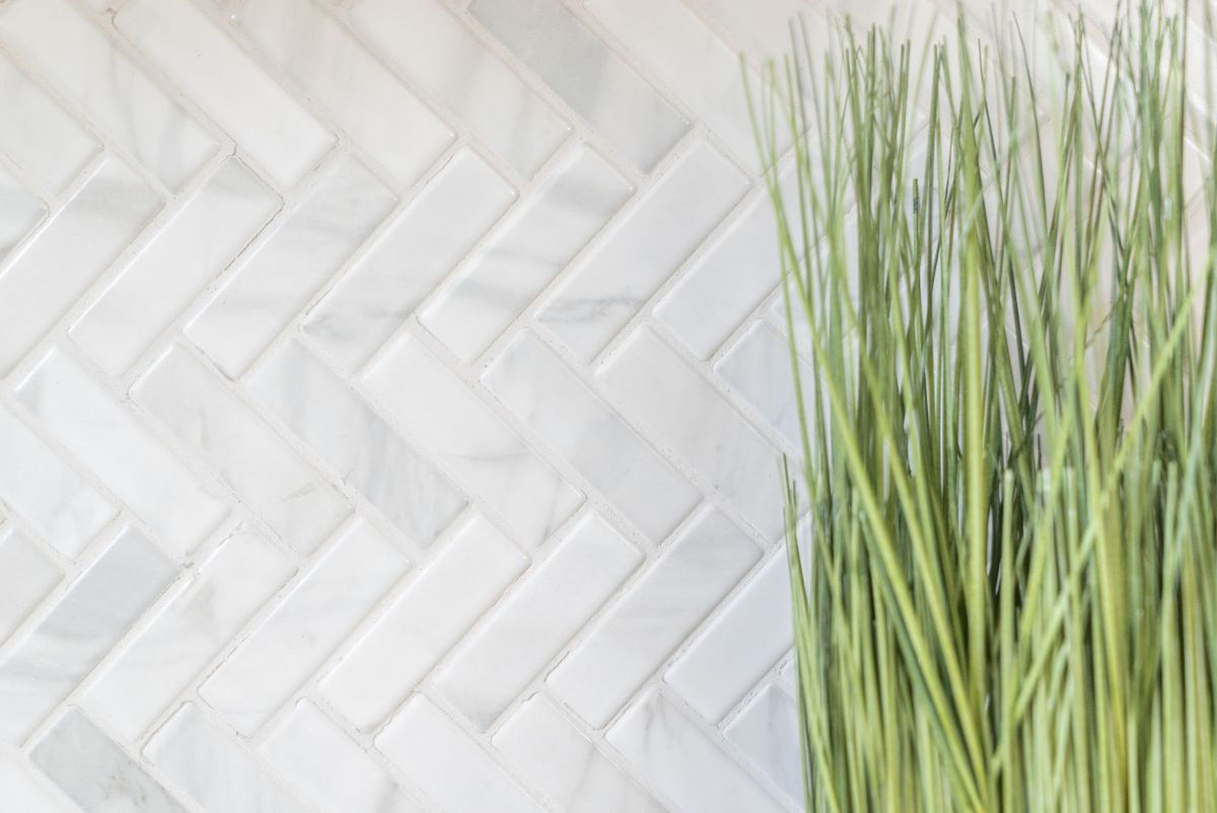 Mosani Mosaikfliesen Rechteckiges Keramikmosaik Mosaikfliesen weiß matt / 10 Matten