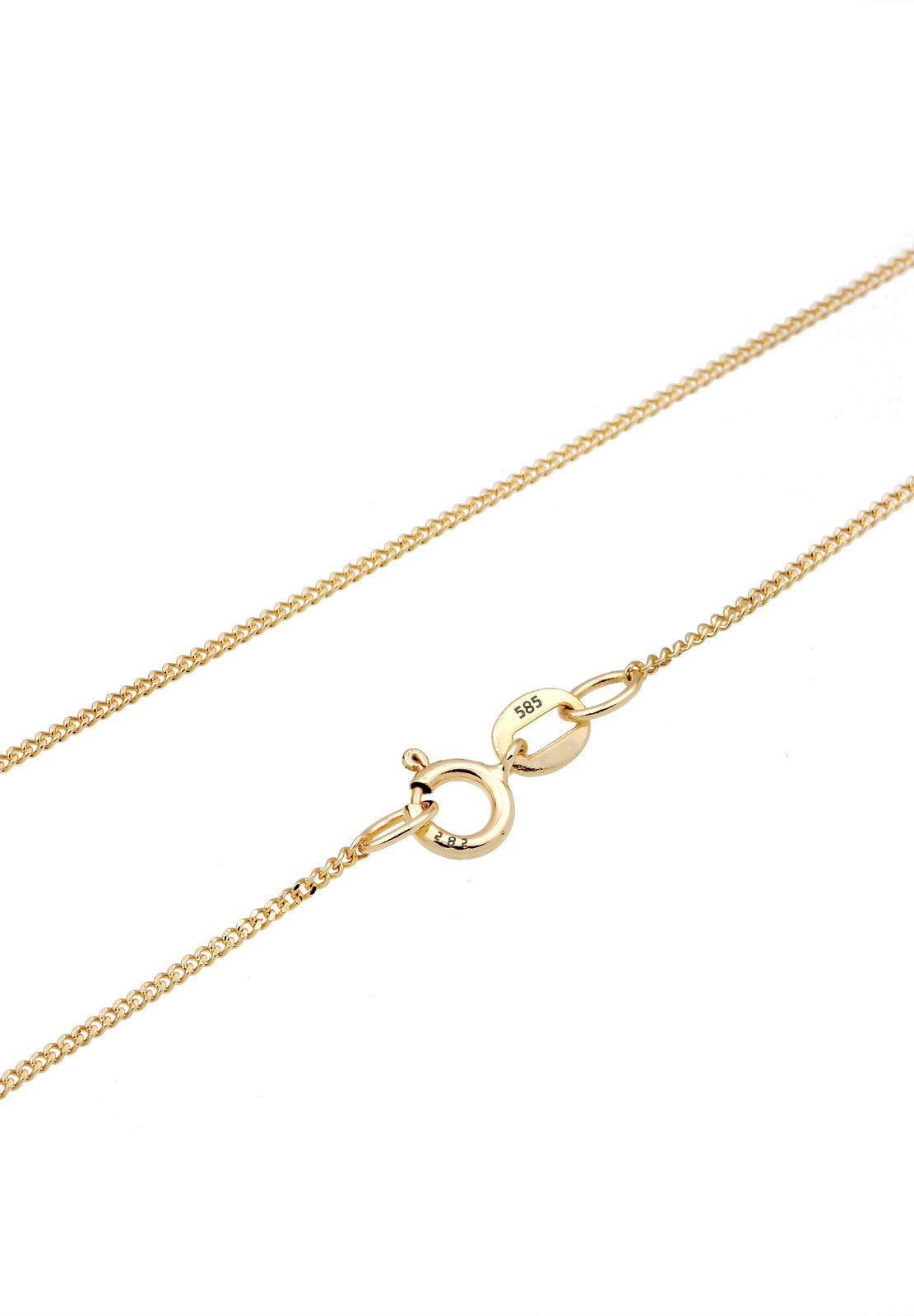 Elli PREMIUM Halskette Anker Heimatsymbol 585 Gelbgold