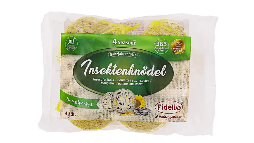 Fidelio Wildvogelfutter Insektenknödel 4 St.