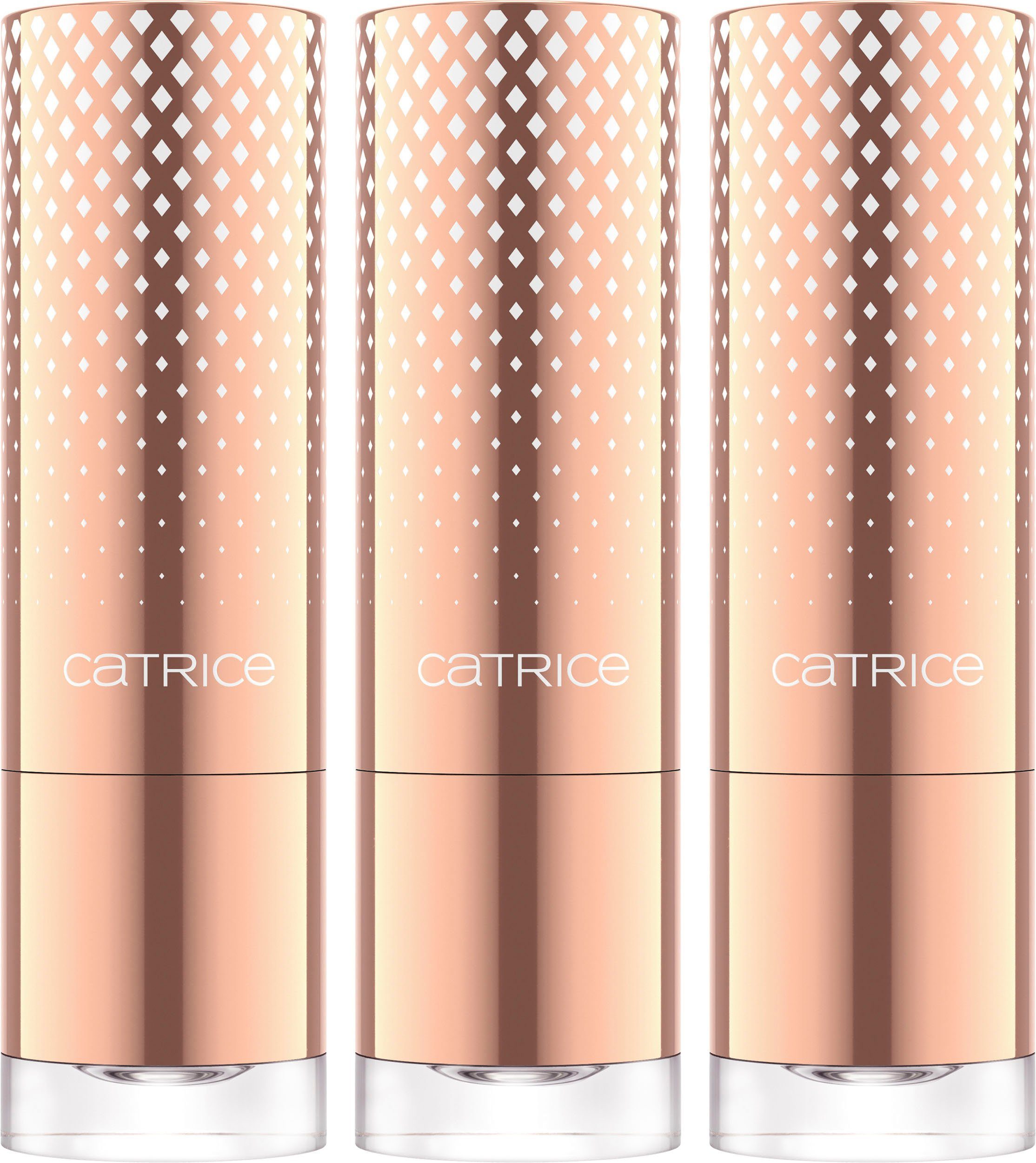 Catrice Lippenbalsam Catrice Sparkle Glow Lip Balm 010, 3-tlg.