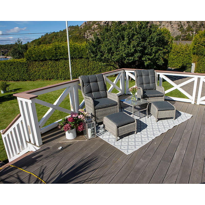 Home Loungesett Viborg Skifergrå