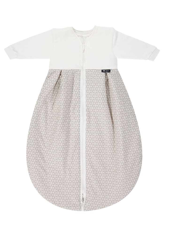 Alvi Babyschlafsack   Innensack Kombi Ganzjahresschlafsack in Raute Taupe Dunkel günstig kaufen 110