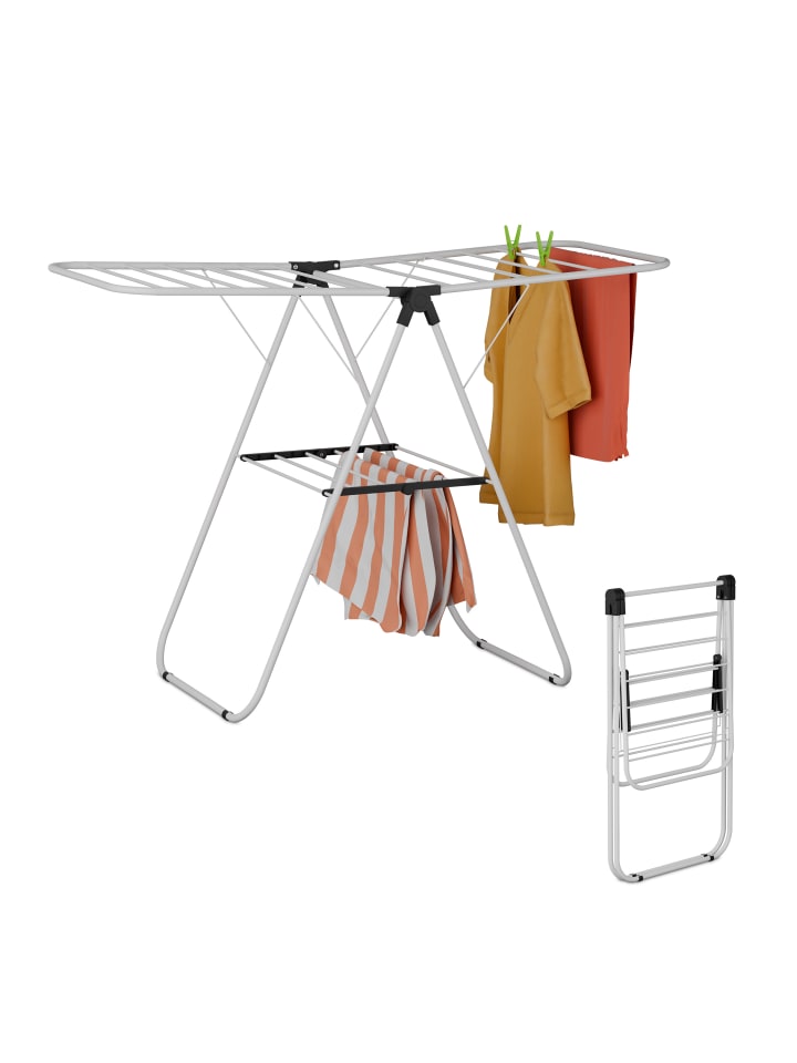 relaxdays Wäscheständer in Weiß günstig kaufen onesize