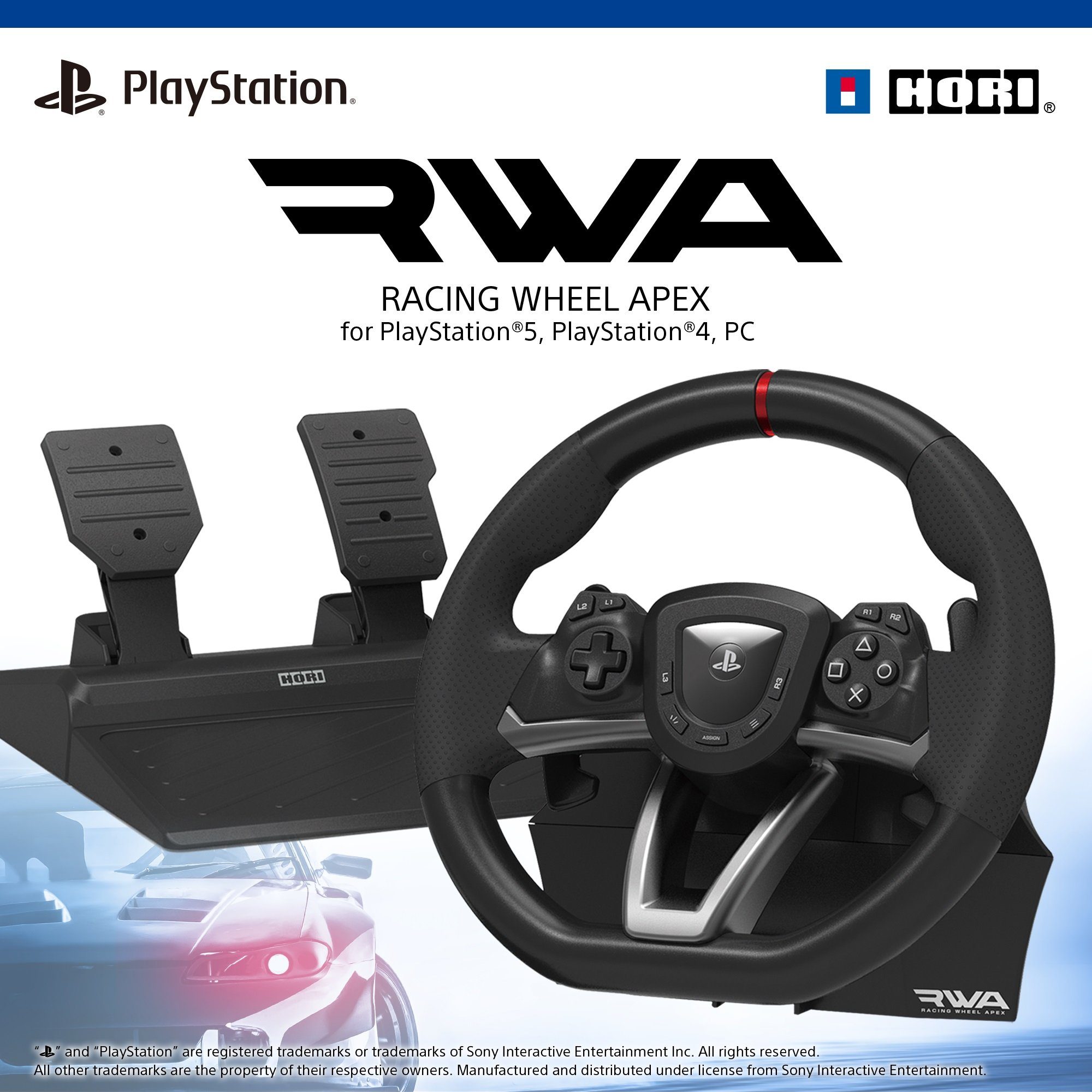 Hori PS5 Lenkrad RWA: Racing Wheel Apex Lenkrad