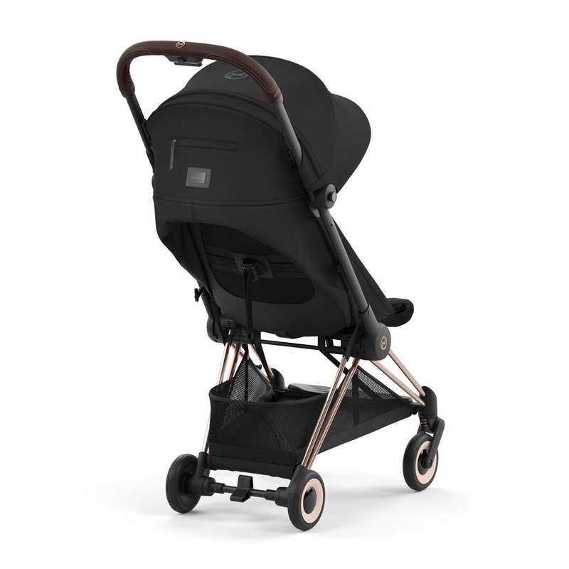 Poussette compacte Coya Sepia black châssis Rosegold Cybex
