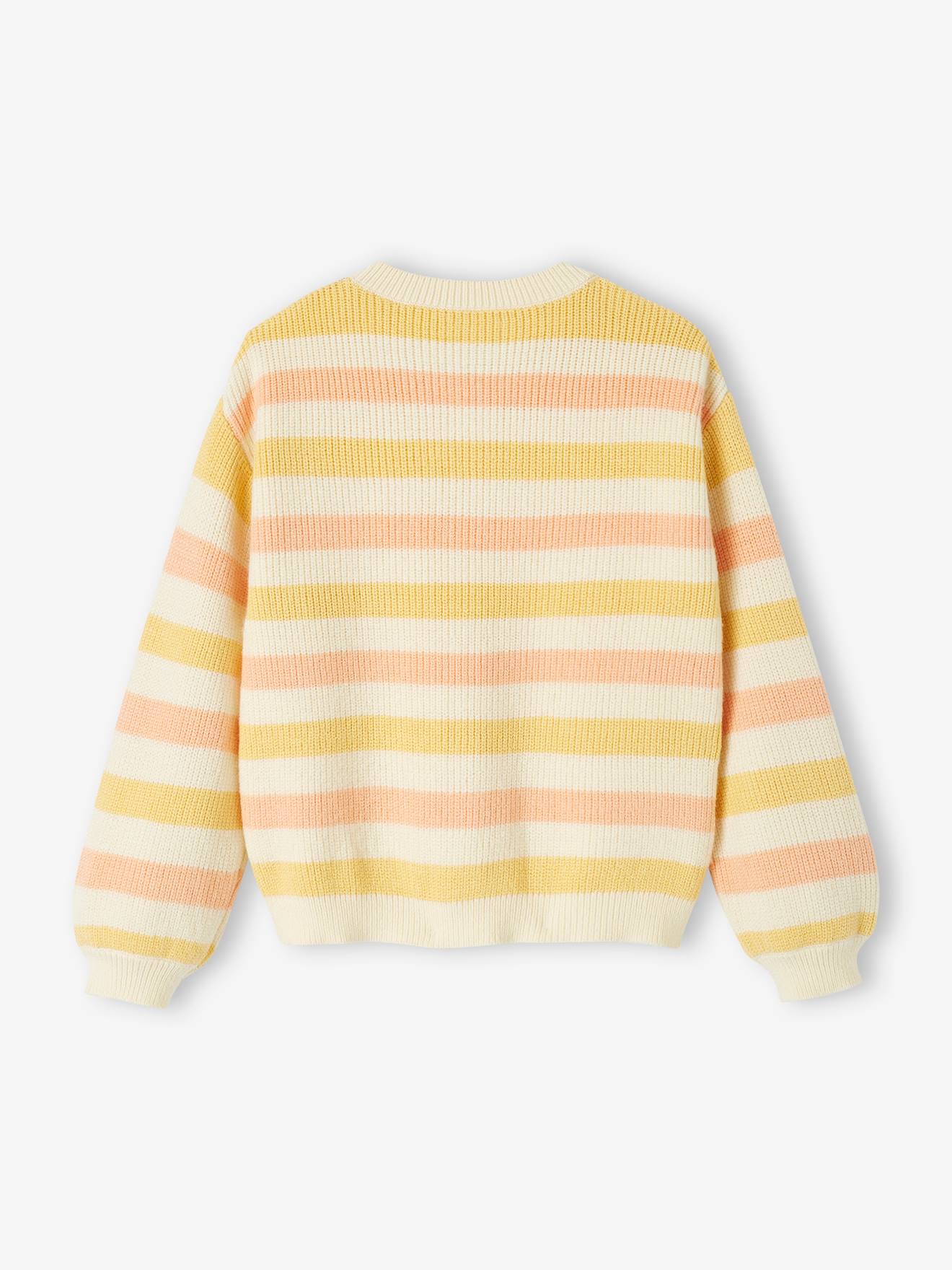Vertbaudet Flauschige Mädchen Strickjacke Oeko-Tex - malve