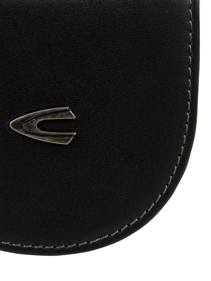 Portemonnaie aus Leder in schwarz
