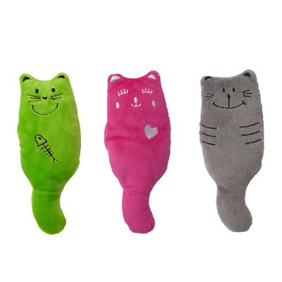 Aumüller Katzenspielkissen Plüschkatzen