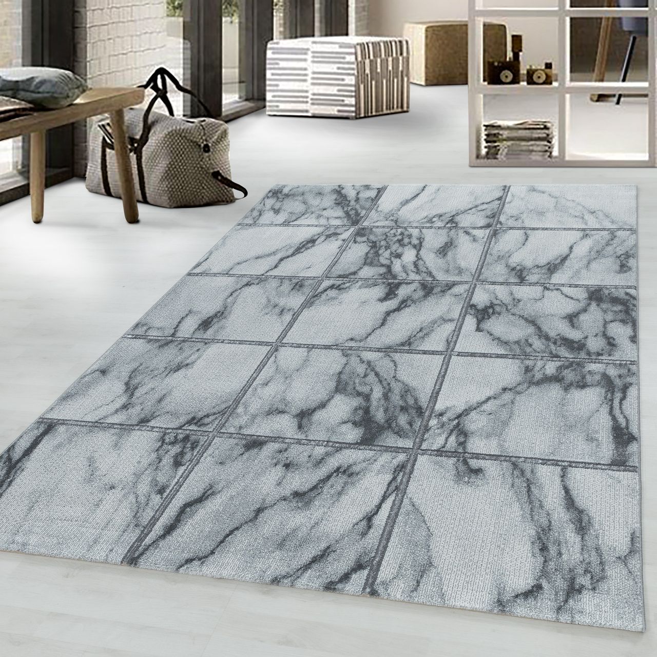 Ayyildiz Teppich, NAXOS 3816, SILVER, 140 x 200 cm