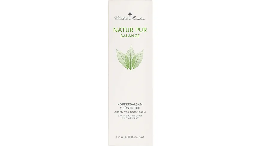 Charlotte Meentzen NATUR PUR BALANCE Körperbalsam Grüner Tee 200 ml