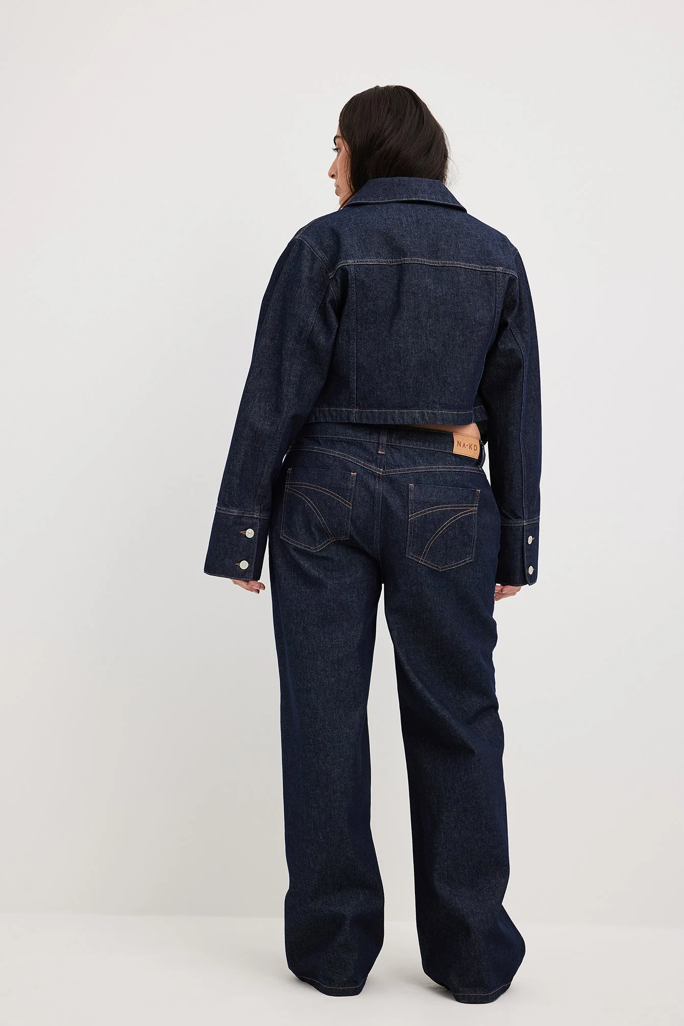 Gerade Jeans mit mittelhoher Taille