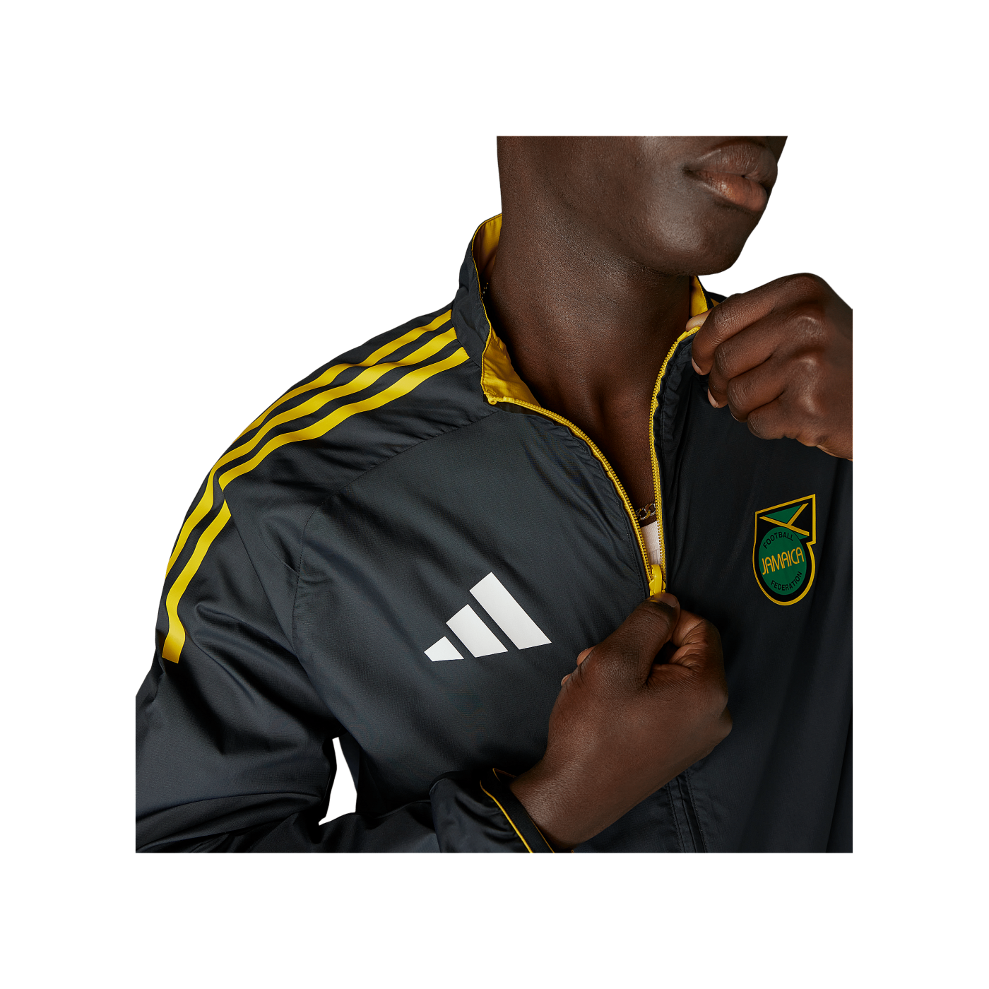 adidas Jamaica Anthem Jacke Gelb