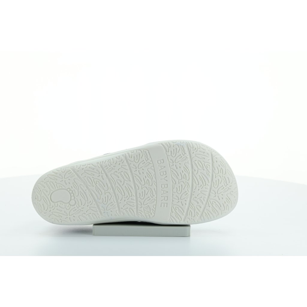 Baby Bare Febo Sneakers Blau auf Weiß Barfuß-Sneakers