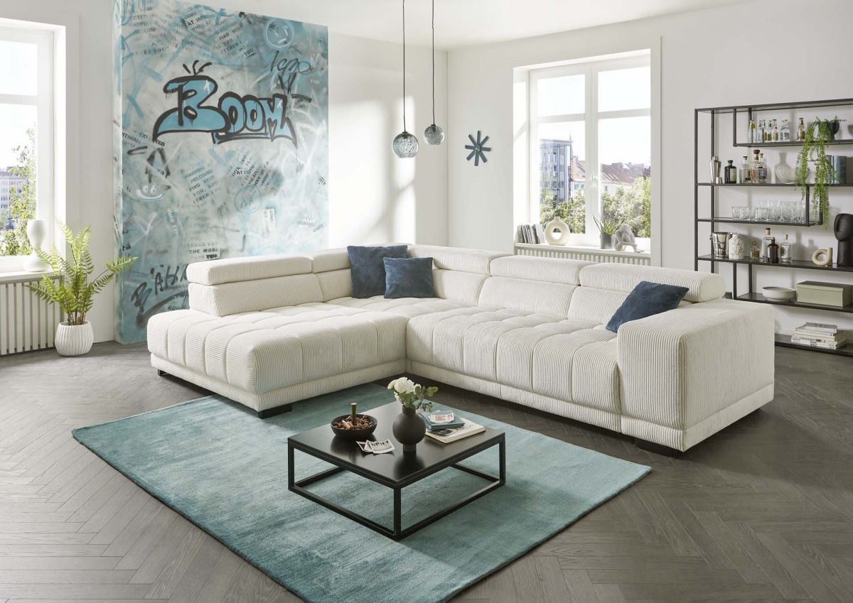 Polstergarnitur 1038 Cord Beige