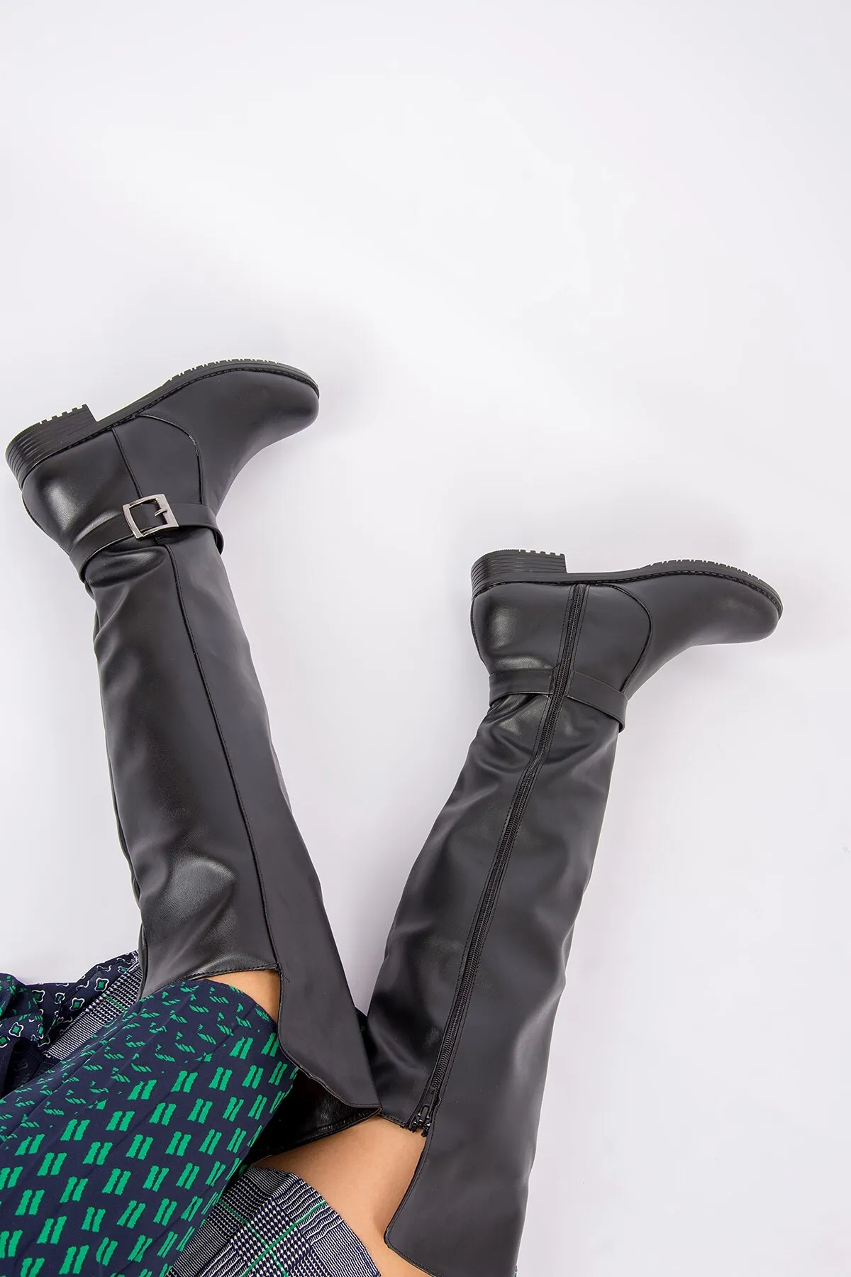 Fox Shoes  Schwarze Damenstiefel E726561809