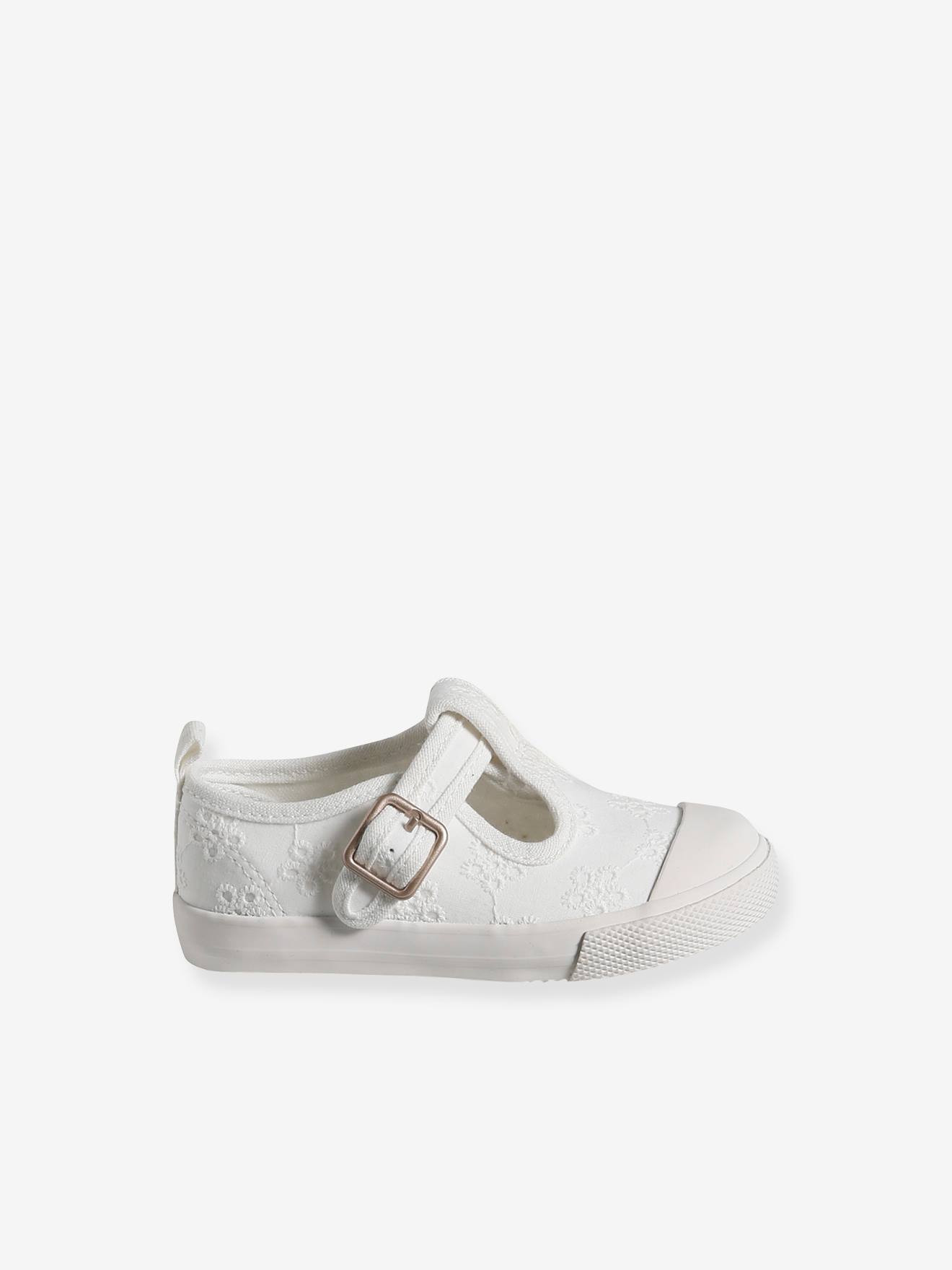 Vertbaudet Baby Stoff-Sandalen - gelb