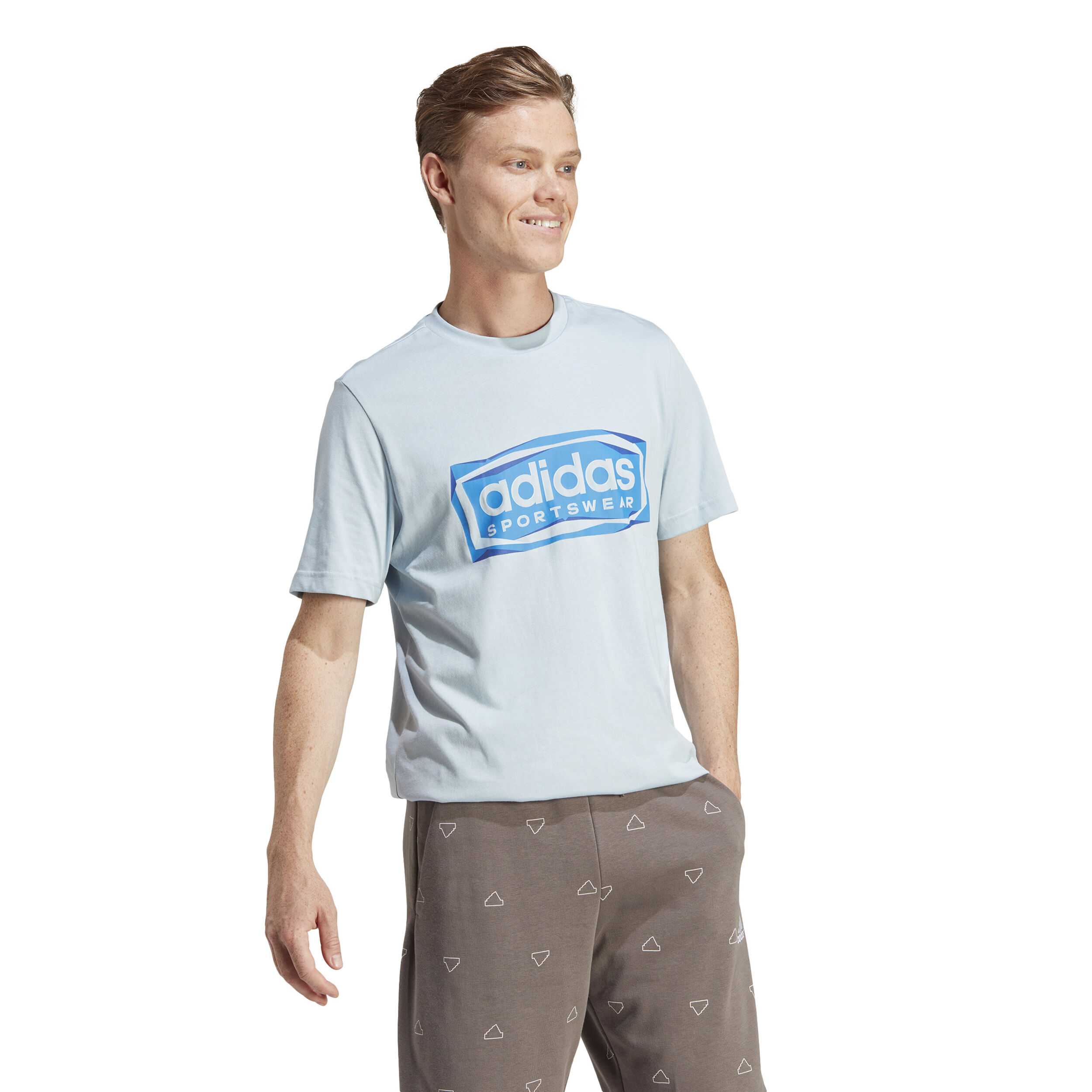 FLD SPW Logo T-Shirt Herren - Grau, Blau