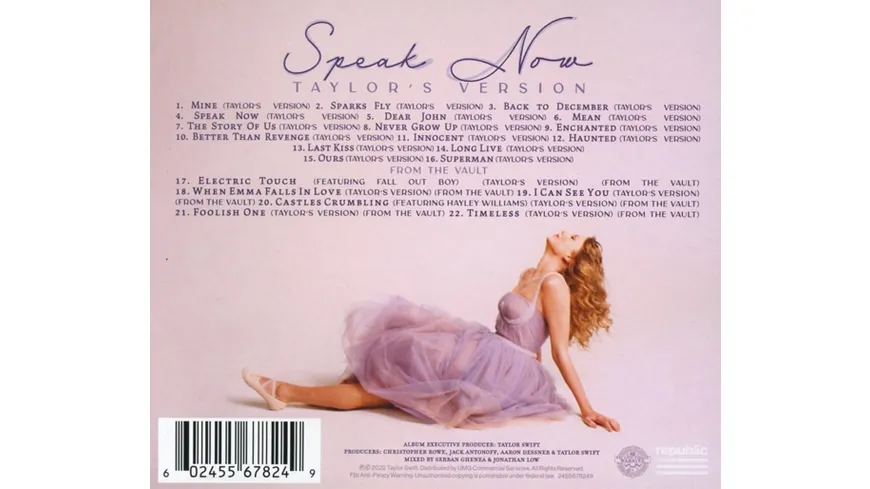 Speak Now (Taylor's Version) LTD. 2CD