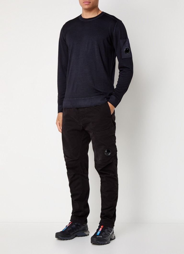 Koszula z długim rękawem z wełny merino firmy CP Company