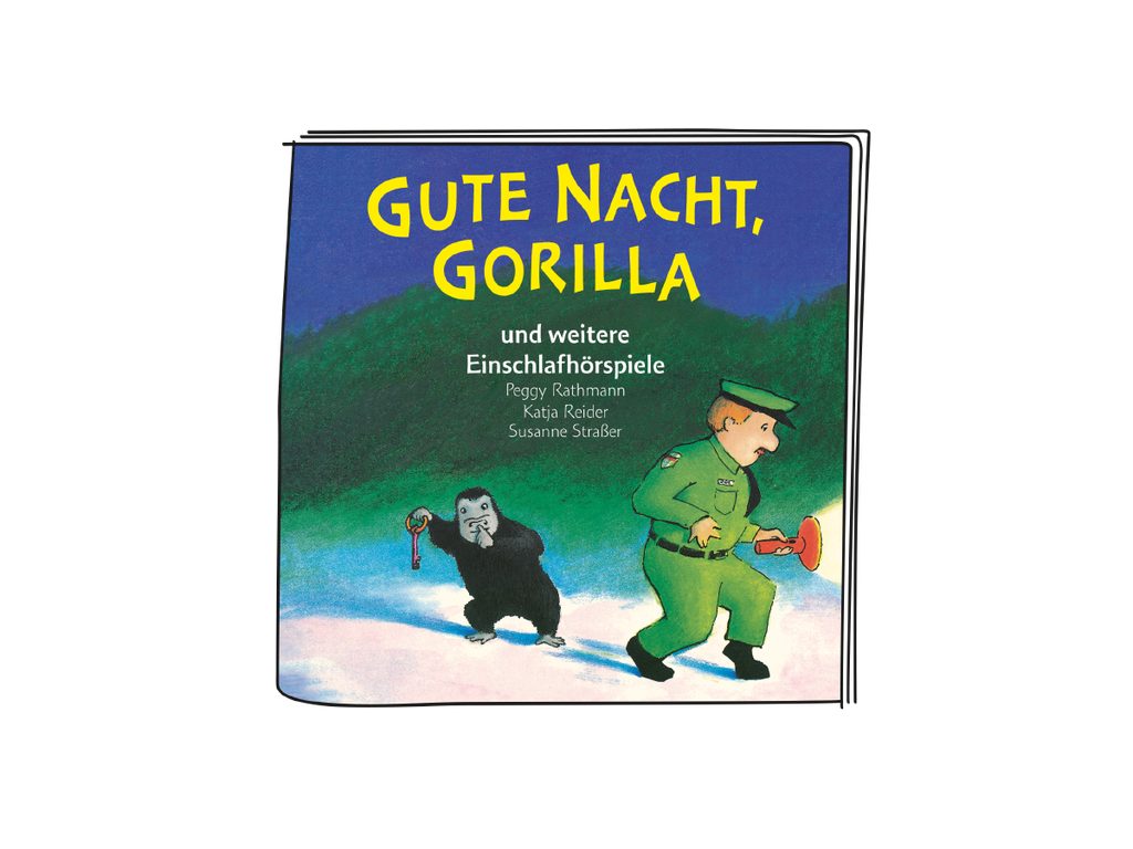tonies Hörspielfigur Tonies-Gute Nacht,Gorilla und weitere Einschlafhörspiele, (1-St), mit integriertem NFC Chip