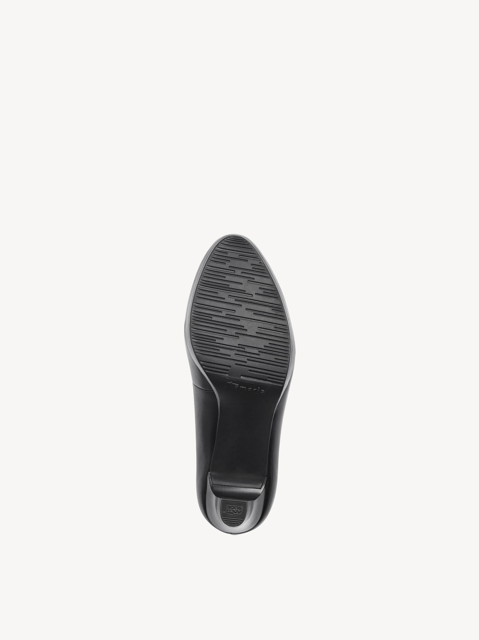 Escarpin en cuir - noir