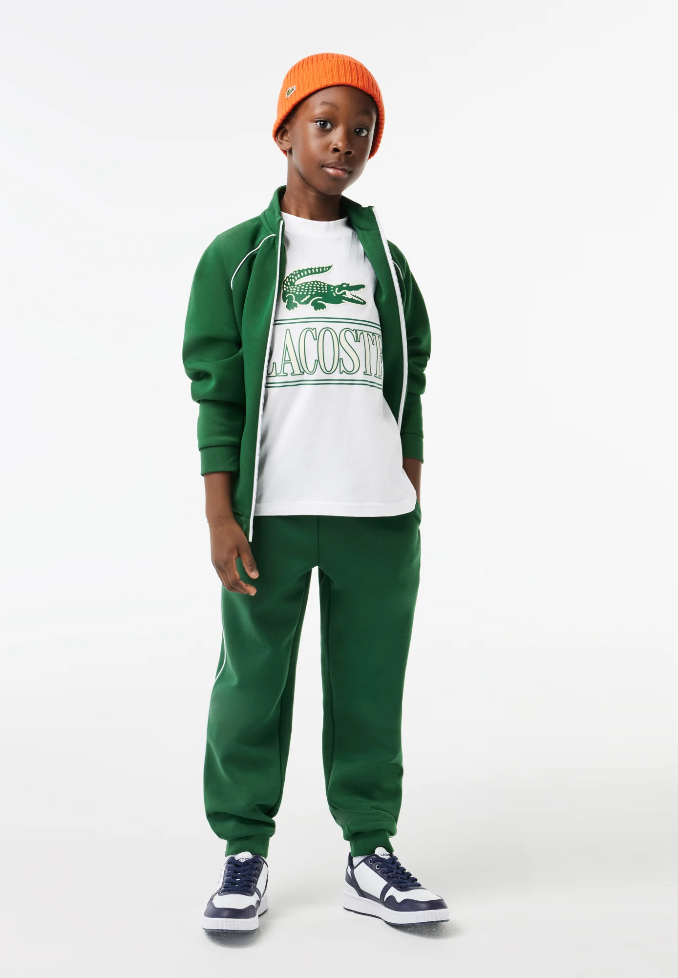 Lacoste TEE BIG CROCO AND SCRIPT - Camiseta con estampado