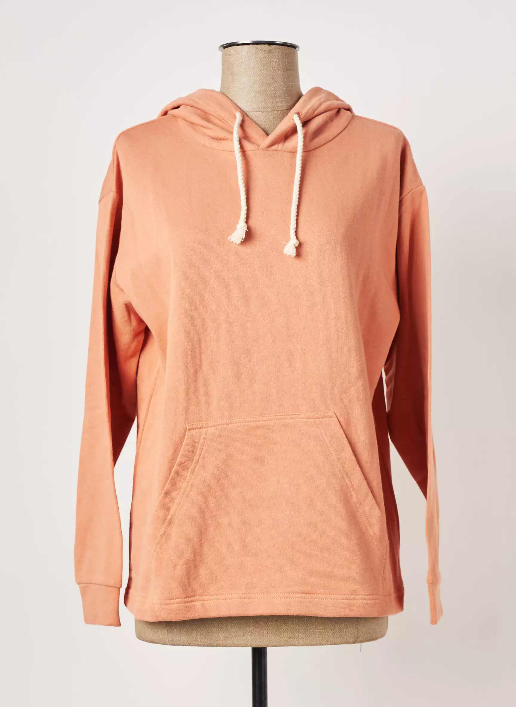 By Md Sweat Capuche Femme couleur orange