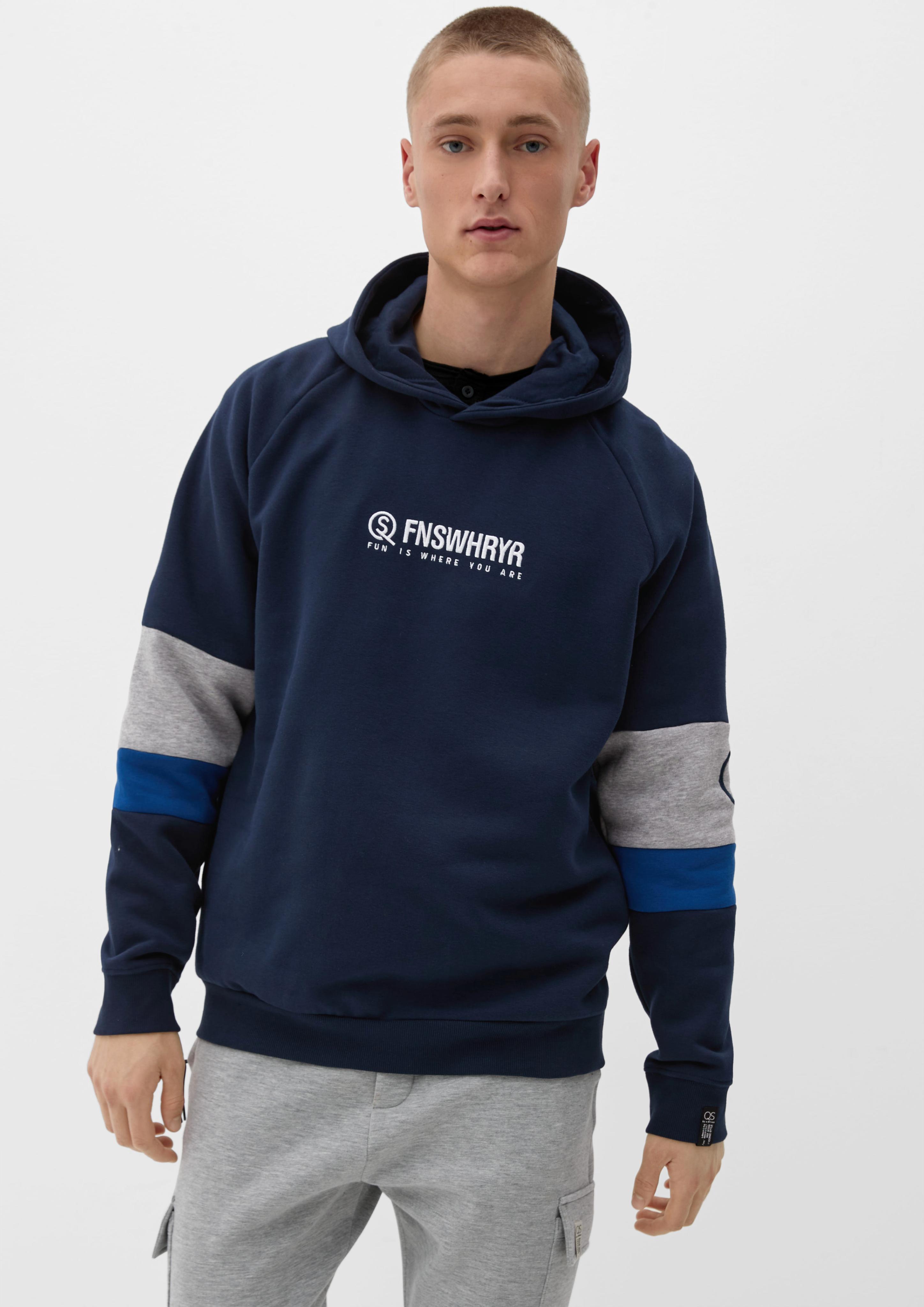 Sweatshirt mit Labelstickereien  2124165-59D0