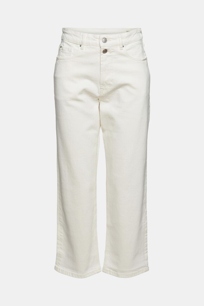 Baumwoll-Jeans mit geradem Bein