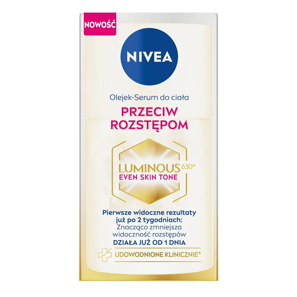 Nivea Luminous 630® ujednačavajući ton kože - uljni serum za cijałaa protiv strija 100 ml