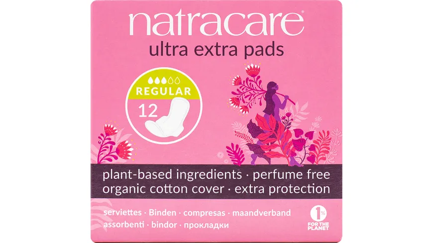 natracare Damenbinden Ultra Extra 12 Stück