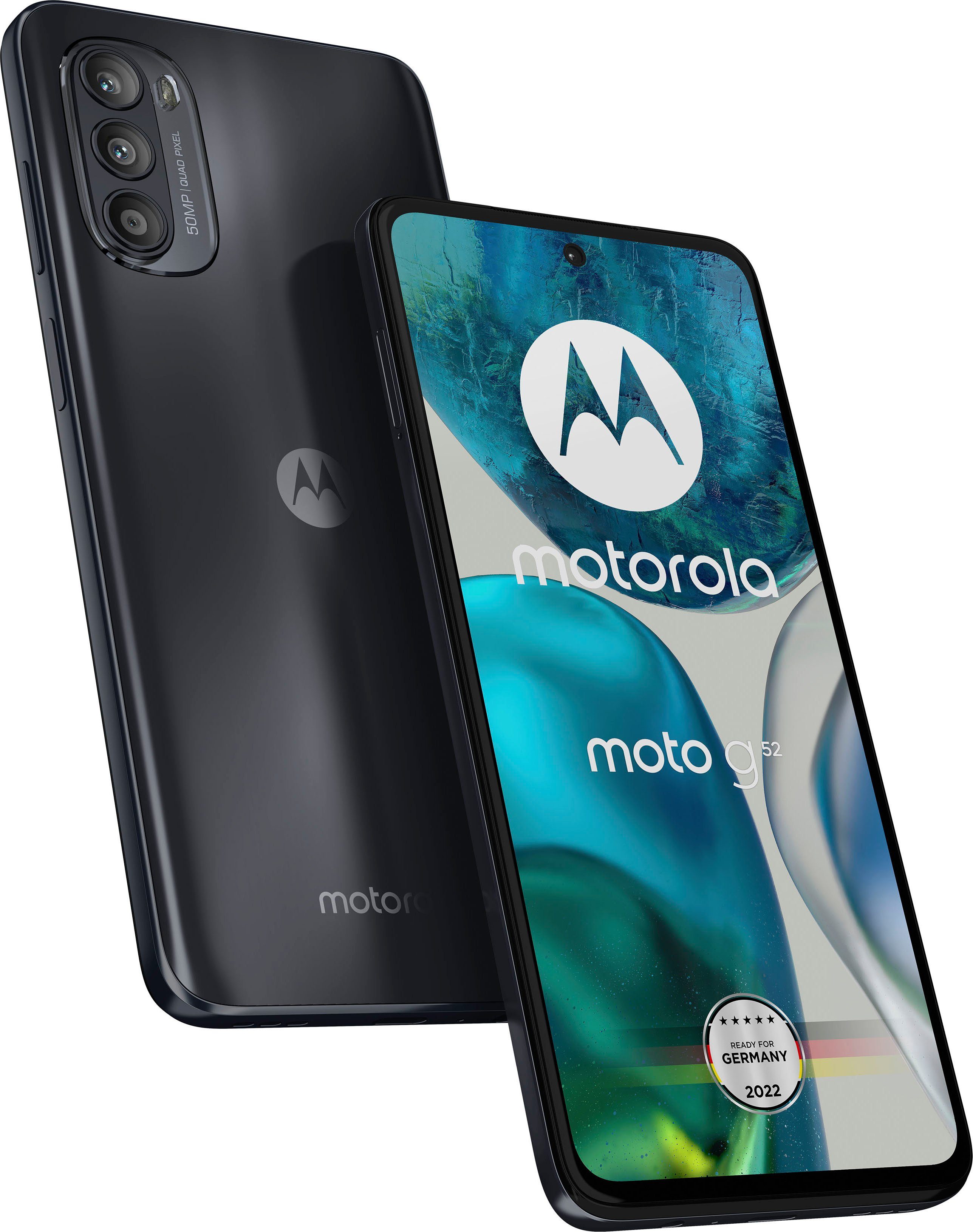 Motorola moto G52 Smartphone (16,76 cm/6,6 Zoll, 128 GB Speicherplatz, 50 MP Kamera)
