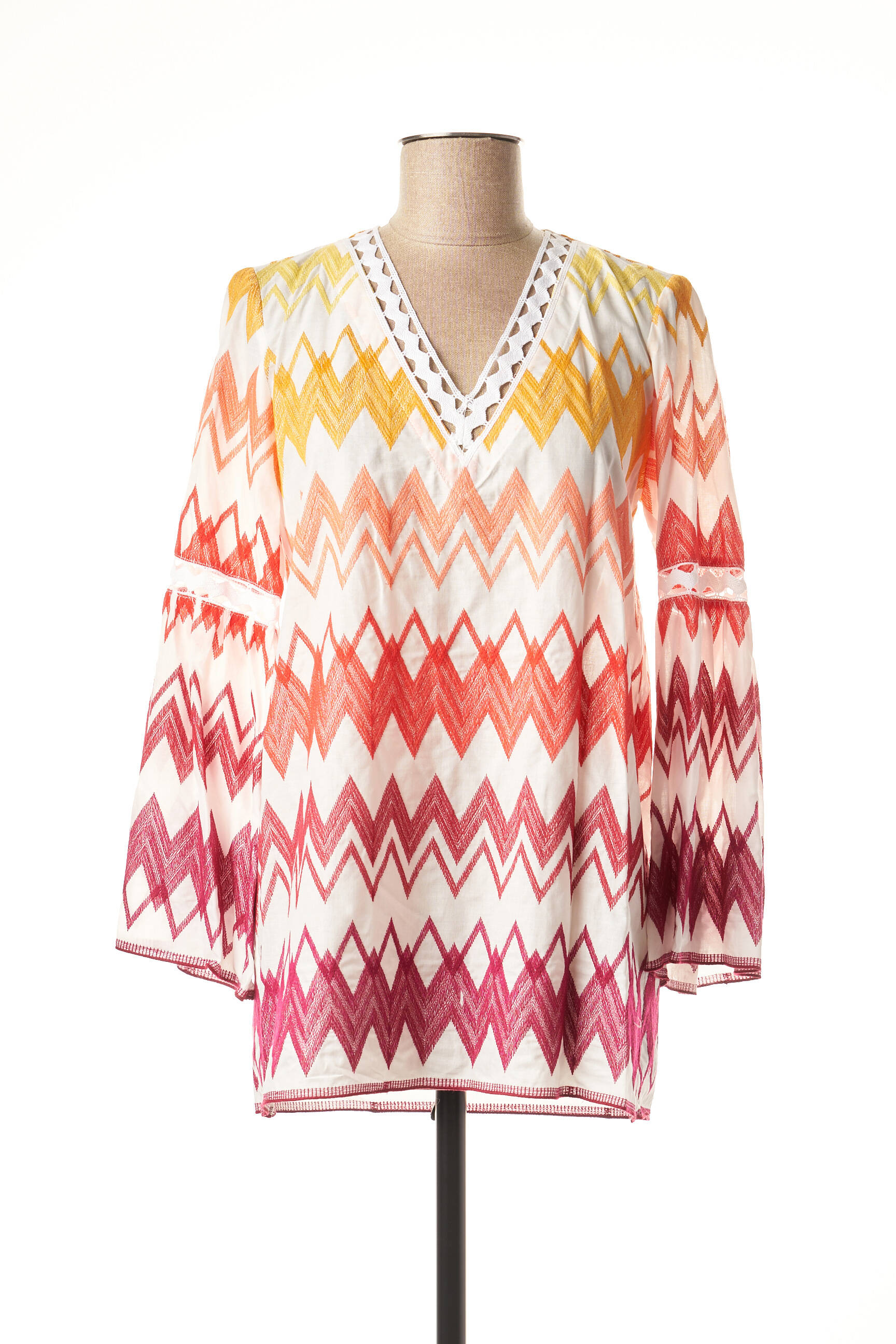 Valerie Khalfon Tuniquemanchelongue Femme couleur blanc