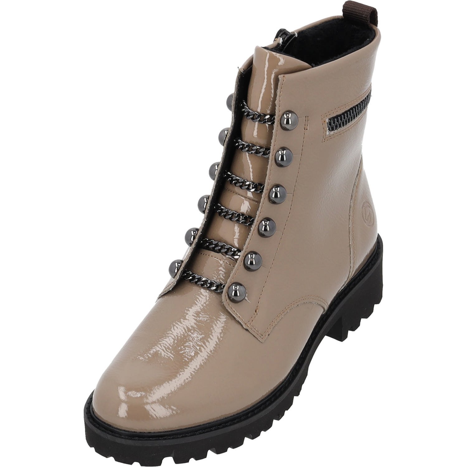 Remonte D8670, Stiefeletten, Damen, Grau ; schwarz
