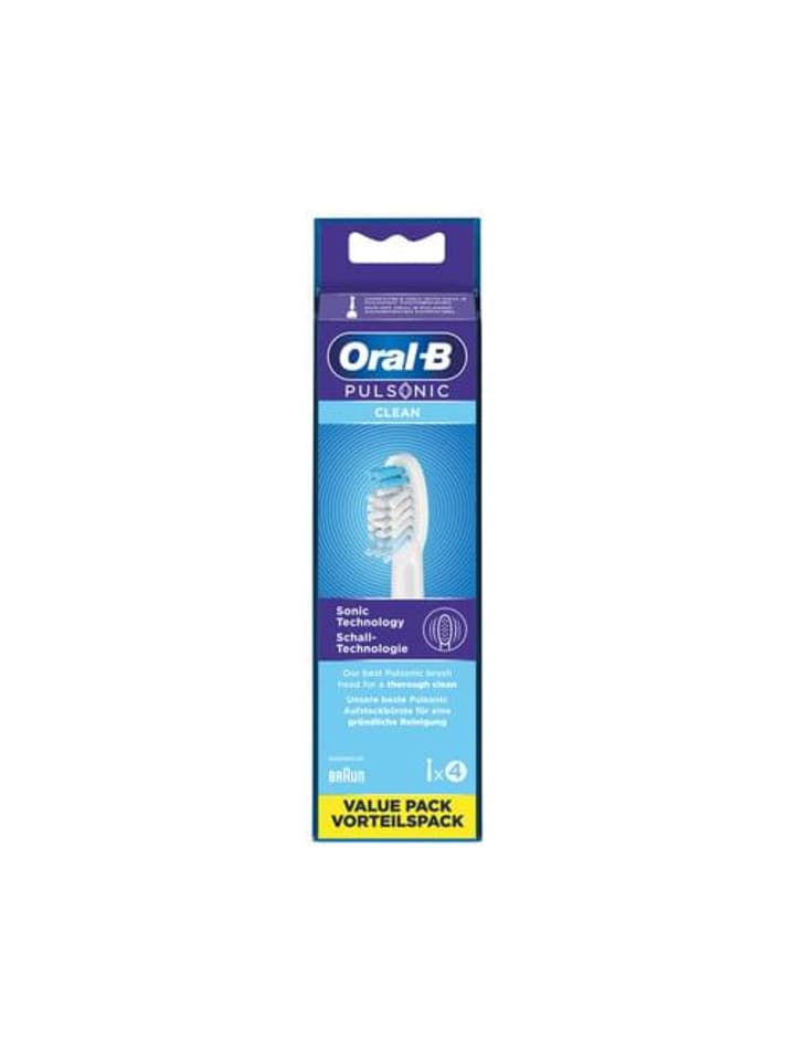 Oral-B Aufsteckbürsten Pulsonic Clean in Weiß günstig kaufen 4er Set