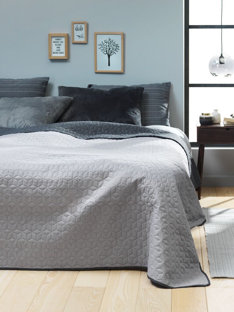 ROSENTRE bedspread ROSENTRE 160x220 gray